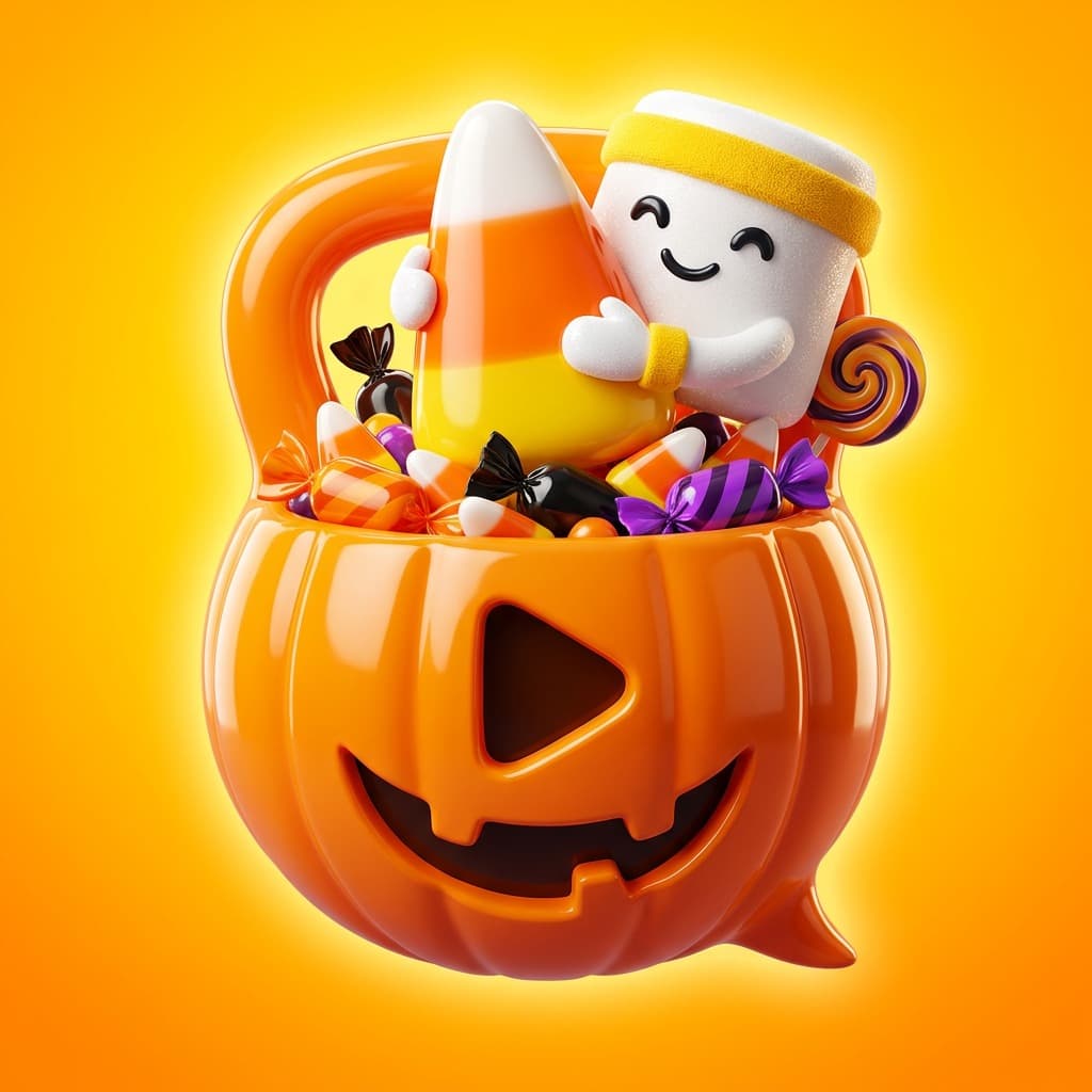 Candy bucket Halloween app icon