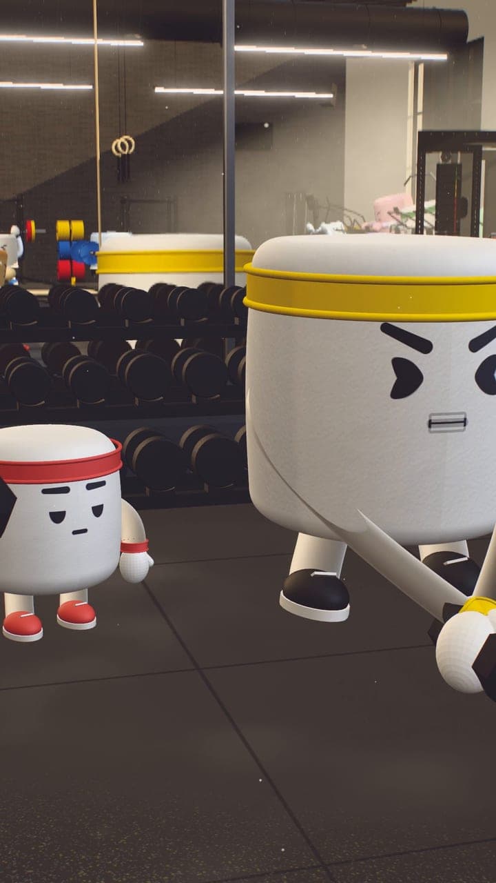 Bitty, a member of the marshmallow squad