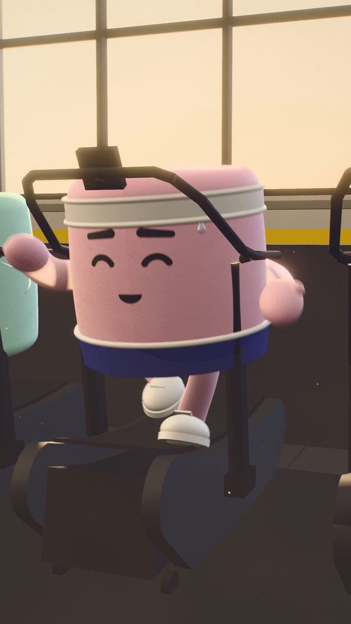 Pinky, a member of the marshmallow squad